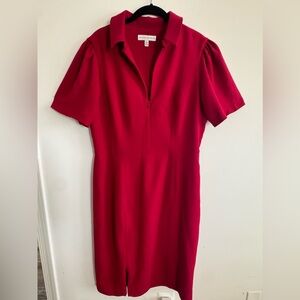 Dress the Population Red Midi Sheath Dress